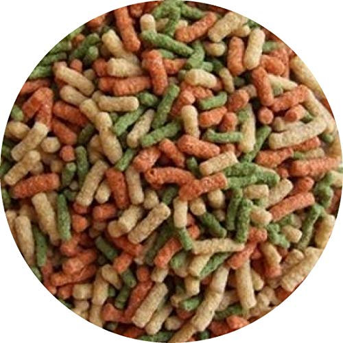Teichsticks Teichfutter Gartenteich Sticks Koifutter Fischfutter ROT GRÜN HELL (20 kg)