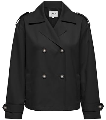 ONLY Onlhannah Otw - Cappotto corto, Nero, M