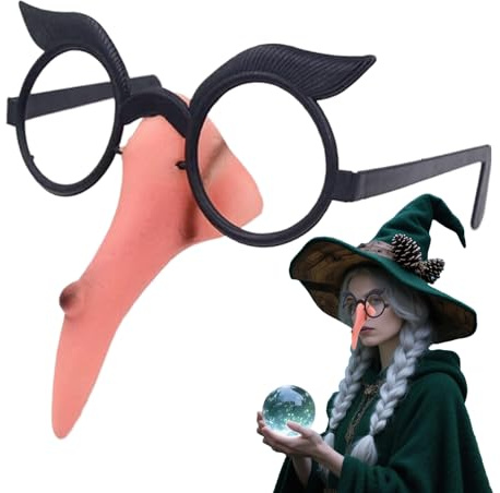 Falsk Näsa Halloween Halloween Låtsasnäsa Kostymtillbehör | Sminkglasögon Kostymtillbehör Till Klädnad Dekoration Maskerad Jul Fest Föreställning Födelsedag