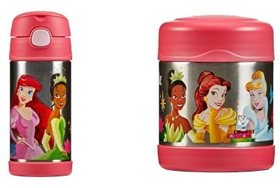 Thermos x Disney Princesses - 355ml Water Bottle + 290ml Food Flask
