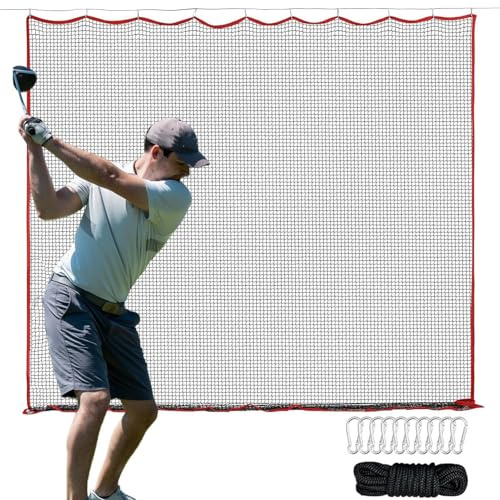 Baseball träffnät, Softball Pitching Net 10x10ft Trainer Ball Målnät Golf | Träningsnät för bollsporter för baseball, softball, golf, fotboll