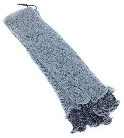 Aga's Own Warmers for Women – Fingerlose Handwärmer – Handschuhe für drinnen und draußen, fingerlose Handschuhe - Armwärmer - Goth Accessoires – Hell Grau