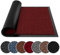 BLADO Washable Door Mats Indoor & Outdoor - Non-Slippery Heavy Duty - Stylish & Large Rubber - Perfect Dust Grabbing Doormats (Red, 40cm x 60cm)