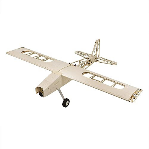 Torcster 214340 Trainer T-12 1200mm Holzbaukasten Neuheit RC Brushless LiPo Modellflugzeug für RC Bausatz DIY, gelaserte Balsa Sperrholz Holz Bauteile Holzmodell Flugzeug