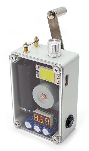 Jieotwice Generatore Manuale Ricarica USB Illuminazione Portatile Attrezzatura da Campeggio in Acrilico Accessori per Esterni Strumenti di Illuminazione di Emergenza