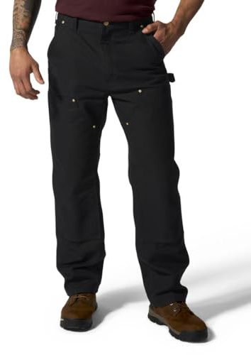 Carhartt Herren Arbeitshose B01 Double-Front Utility Work, Farbe:Black, Größe:W38/L32