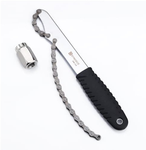 Dymoece Kettenpeitsche Fahrrad Ritzelabnehmerkette Werkzeug Zahnkranzabzieher Schraubkranz Abzieher Kit für Schraubkranz 8/9/10/11/12