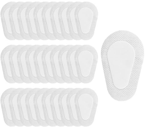 30 Pcs Eye Pads Sterile Nonwoven, Eye Patches Self-Adhesive Non-Woven Wound Dressings, Eyes Patch Stickers for Adults Student Relieve Fatigue