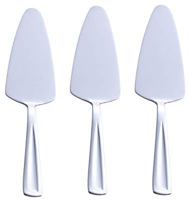 GoGeiLi Set di 3 Palette da Dolce, Paletta Torta in Acciaio Inossidabile da 23,6 cm, Lavabile in Lavastoviglie