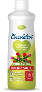 COCCOLATEVI Profumatore Essenza Bucato Lavatrice e Asciugatrice, Igienizzante Primavera 300 ml, per Casa o Detergente Pavimento