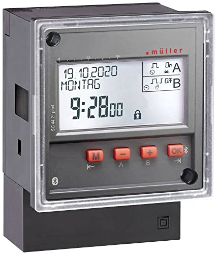 Müller SC 44.21 pro4 24V ACDC Hutschienen-Zeitschaltuhr digital 230 V 4000 W