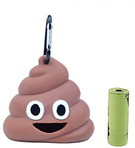 YKKJ Silicona Caca de Perro，Dispensador de Forma de Caca，Dispensador de Bolsas de Excremento，para Arena De Mascotas y Excrementos De Perros.
