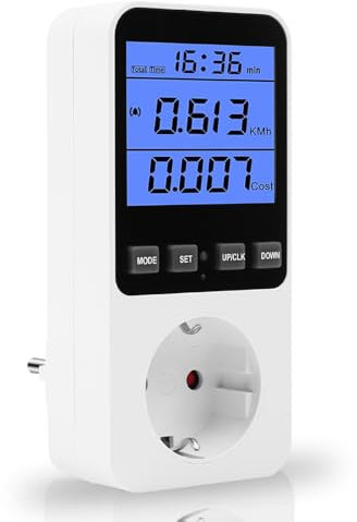 STEEIRO Electricity Meter for Balcony Power Plant, Temperature Switch Thermostat for Greenhouse, Terrarium, Aquarium, Seeds, Germination, Heating, TR-795