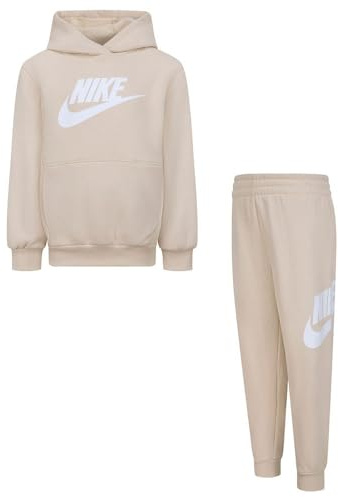 NIKE NIK CLUB FLEECE SET Beige 6/7 anni