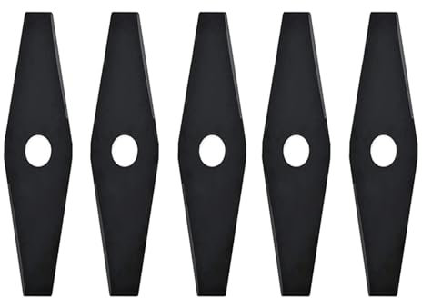 Lames de Coupe-Herbe Fiutazge en métal, 5 pièces, Tondeuse à Gazon, Lame de scie de Rechange pour Couper l'herbe, Lame de scie des Machines de Coupe électriques, Outils de Jardinage