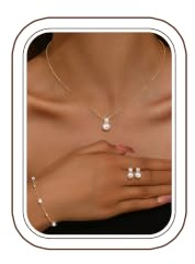 Parure Bijoux Femme Bijoux Acier Inoxydable Femme Or Argent Boucle d'oreille Bracelet Collier Perle Zircon Cubique Créoles Boucles d'oreilles Pendentif Collier Femmes Bracelets Bijou Femmes Or Perle