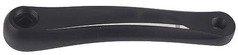 Brazo de manivela de bicicleta LeBycle de 170mm, brazo de manivela de cadena única izquierda de aleación de aluminio para bicicleta de montaña (Manivela con orificio de diamante)