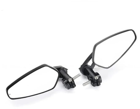 Espejo retrovisor de motocicleta Retrovisores Moto Compatible Con Yamaha MT09 MT07 Manillar Extremo Espejos Izquierda Derecha Rotación Motocicleta(For MT07 2025-2026)