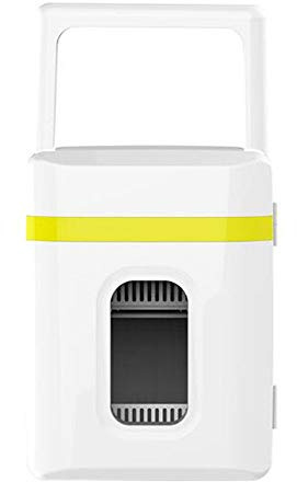 Frigoríficos Mini Coche de 10 litros de Doble Uso Refrigerador de automóvil Mini refrigerador pequeño Dormitorio de residencia Mini Caja Medicamento Cosméticos Refrigerador