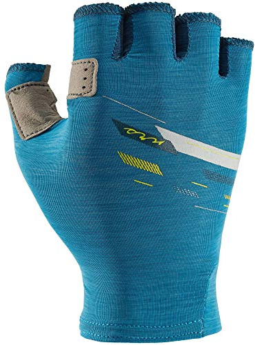 NRS Women's Half-Finger Boater's Gloves (Fjord, Small)
