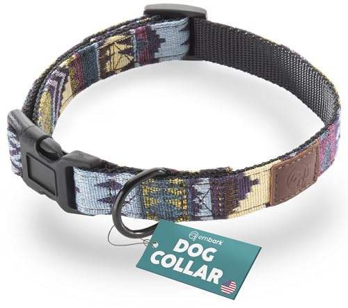 Embark Urban Dog Collars with Soft Padded Neck, Matching Set with Urban Leash and Harness, Pet Collars for Dogs & Most Breeds - Puppy Collars, Dog Collar for Medium Large & Small Dogs UK