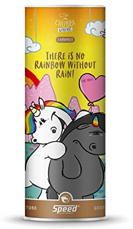 Speed GOODIETUBE There is no Rainbow Without rain!, 1 kg, Pferdeleckerli mit Kamille-Geschmack, aufmunternde Pummeleinhorn-Goodietube, getreidefrei