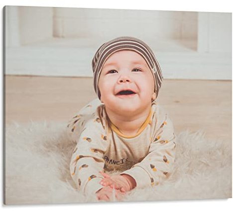 Woopers Foto su Tela Canvas Personalizzata - Foto Quadro Personalizzato con Telaio in Legno (50x40)