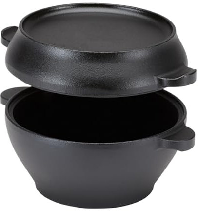 Gjutjärn holländsk kruka, runda av ovanstående, nederländska oven, dubbla handtag holländska oven, brödbakning kruka, Enamel gjutjärn Cookware, High-Performance Dutch Oven, Kitchen Dutch Pot, Rustic