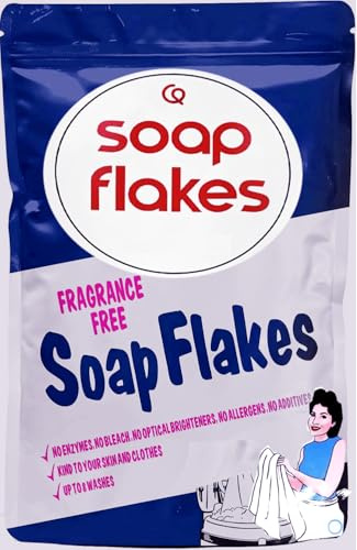 1* SOAP FLAKES Original Fragrance-Free 425g – 100% Pure, No Allergens, No Bleach, Biodegradable, Sustainable & Eco-Friendly, Softens & Protects Fabrics, Vegan Friendly