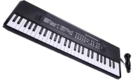 Piano Digitale Elettronico Portatile Con Microfono 37/54 Tastiera Per Pianoforte Per Pianoforte Musica Educativa Tastiera Dignit Bambini Digitali Elettronici Portatili