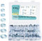 WiMas 140PCS 5-18mm Adjustable Double Ear Hose Clamps, O Clips Pipe Tube Clamps Fasteners Clips