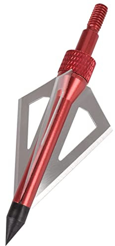 NIKA ARCHERY 12 Stück Pfeilspitzen 100 Körner Jagdspitzen für Carbonpfeile, Armbrüste, Aluminiumpfeile und Glasfaserpfeile Outdoor Bogenschießen Jagd