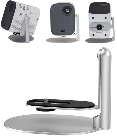 Eroshoo Beamer Halterung, Projektorständer,Kompatibel mit Einer 1/4 Zoll Schraubschnittstelle(6mm),Projektor Metallhalter,360° Einstellbarer Beamer ständer für Sofa Tisch Bett