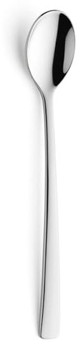 Amefa Aurora 9065 00 B000 400 Latte Macchiato Spoon, Long Cocktail Spoons 18/10 Stainless Steel, Set of 6