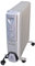 Oil Filled Portable Radiator 2500W Electric Heater 11 Fins 3 settings Thermostat