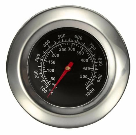 Ofenthermometer, Kochthermometer Grillthermometer BBQ Thermometer Edelstahl, Geeignet für Küche, Grill im Freien 100℉- 1000℉ (50°C - 500°C)