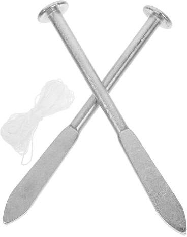 BUGUUYO Strumenti Per Muratura Ausiliari Per Posa Di Mattoni Chiodi Da Muratore Utensili Per Posizionamento Della Muratura Design Intuitivo e Fissaggio Facile in Acciaio Robusto