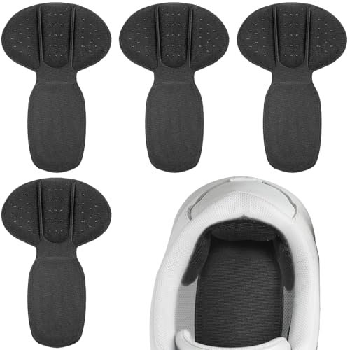 2 Pairs Back of Heel Cushion Pads, Self-Adhesive Mesh Adhesive Heel Grips Inserts for Boots, Loose Shoes Too Big, Thick Back Insoles Anti Blister Shoe Liners Heel Protectors, Heel Guards Liners