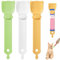 Qianyu 3 Pcs Wet Snack Dispense Spoon Cats Food Squeeze Scoop Cat Strip Feeder Multifunctional Sliding Cat Happy Spatula Lickable Snack Feeding Dispenser for Creamy Puree Bisque Delectables Liquid