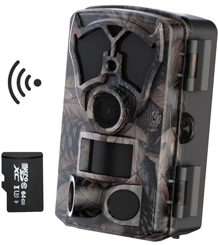 Origem Trail Camera WIFI 64MP 4K 0.1s Trigger with 940nm No-Glow IR, 25m Night Vision IP66 Waterproof Game Camera for Wildlife Monitoring in Farm Forest Backyard