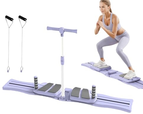 Set Riformatore Pilates | Attrezzatura per esercizi addominali - Protezione contro la disidratazione Pieghevole Addome Core Allenatore Attrezzatura per Viaggio in Palestra