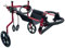 KAJILE Verstellbarer 2-Rad-Hunderollstuhl, XXL-1 Größe für behinderte Hunde Hinterbeine Rehabilitation, geeignete Höhe 50-65cm, Breite 24-32cm, Länge 35-45cm