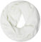 Gloop Damen Loop Schal Schlauchschal, Tuch, leichter Langschal Schlauchschal 01122-01123-P, 01123a4 Weiss, Einheitsgröße