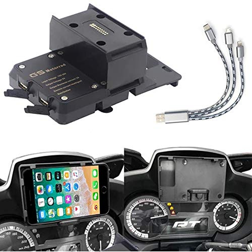 Support de navigation de téléphone portable de 2014-2019 pour moto BMW R 1200 RT, avec port de charge USB