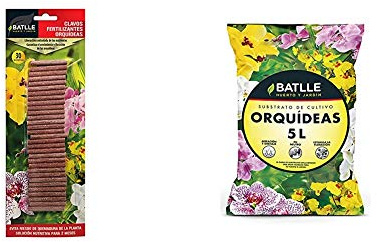 Abonos - Clavos Fertilizantes Orquídeas - Batlle + Sustratos - Sustrato Orquídeas 5l. - Batlle