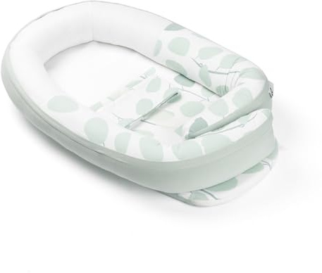 Riduttore letto Doomoo Cocoon Leaves Aqua Green - Babymoov