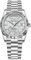 Reloj Pagani Design Hombre, 36mm Automático Acero Inoxidable 100m Resistente al Agua Reloj de Hombre con Doble Fecha Esfera de Cristal de Zafiro (Blanco-1752-PO)