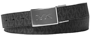 Michael Kors 4-in-1 Reversible Logo Gürtelbox Set (Schwarz), Schwarz, Cut to Size