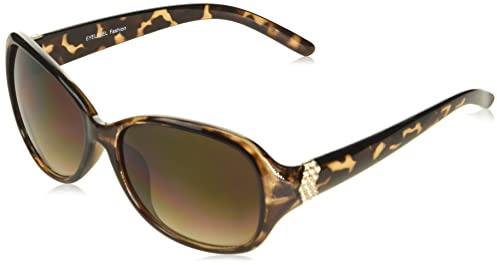 Eyelevel Women's Tanya Oval Ladies Sunglasses, Tortoiseshell Frame/CAT 3 Brown lens with uv400 protection