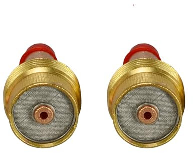 RIVERWELD Corps de Collet pour Diffuseur de Gaz TIG Jumbo Grand Diamètre 45V64S 2,4mm pour PTA DB SR WP 9 20 25 Torche de Soudage TIG 2pcs
